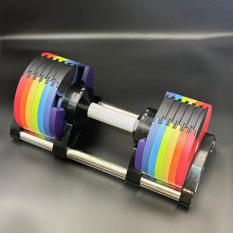 Adjustable Dumbbell Pair 40Kg - ชุดดัมเบลปรับน้ำหนักได้หลายสี ปรับเพิ่มน้ำหนักได้ทีละ 2 กก. (5 ปอนด์)
