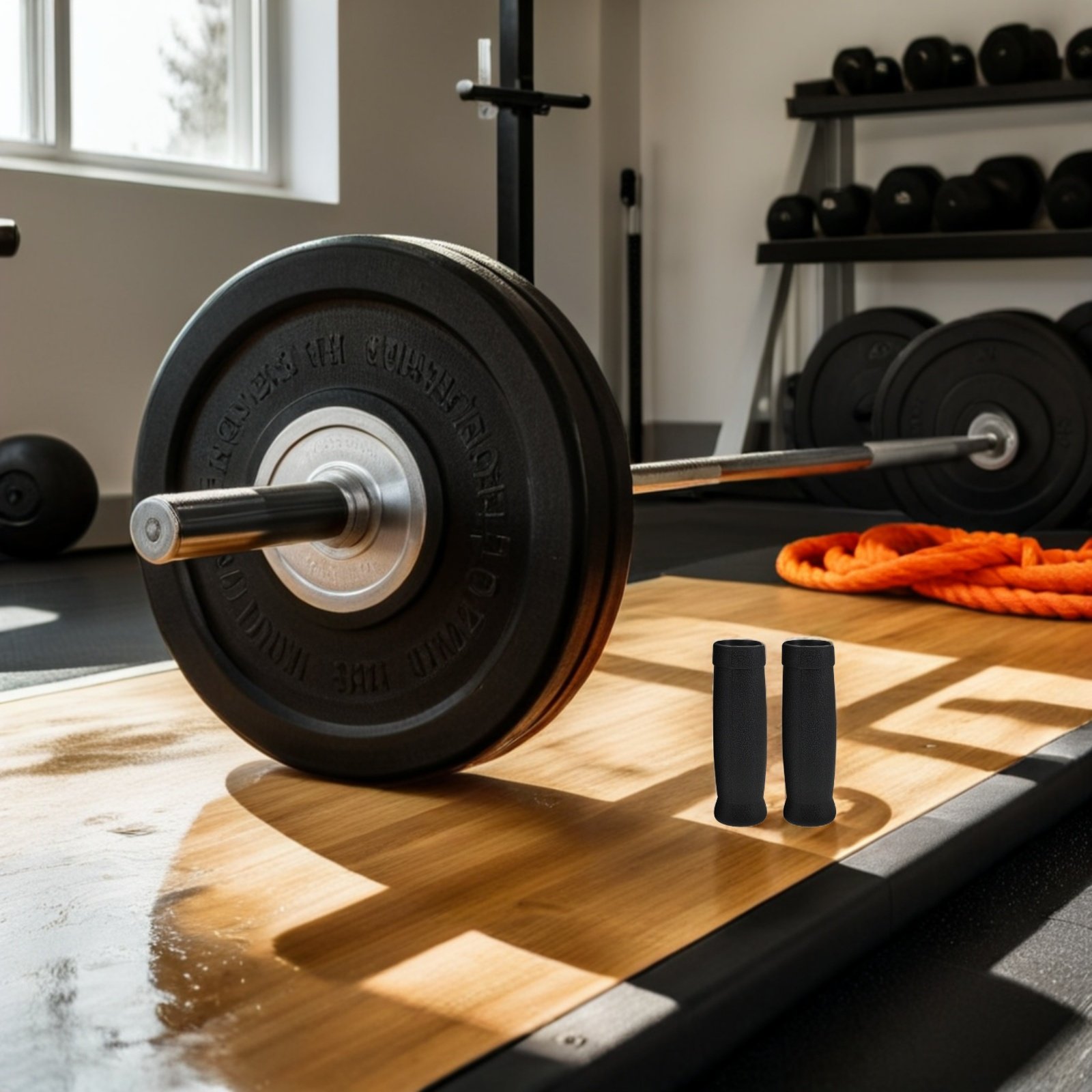 2 ชิ้น ที่จับบาร์เบล ที่พันด้า - Fitness Equipment บทวิจารณ์และราคา