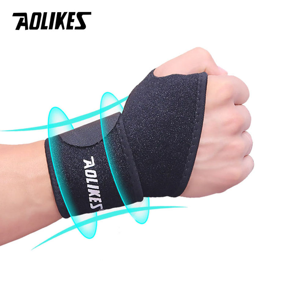 AOLIKES 1 PC สายรัดข้อมือ Thum - Wrist Wraps Weightlifting Support บทวิจารณ์และราคา