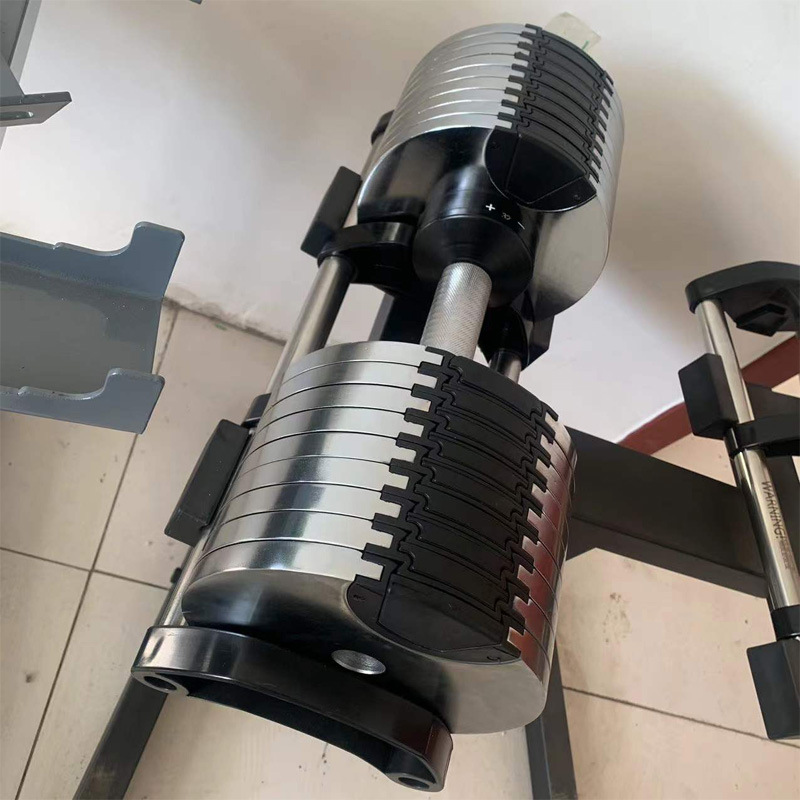 ดัมเบลปรับน้ำหนักโครเมียม 43กก - Adjustable Dumbbell Pair 40Kg บทวิจารณ์และราคา