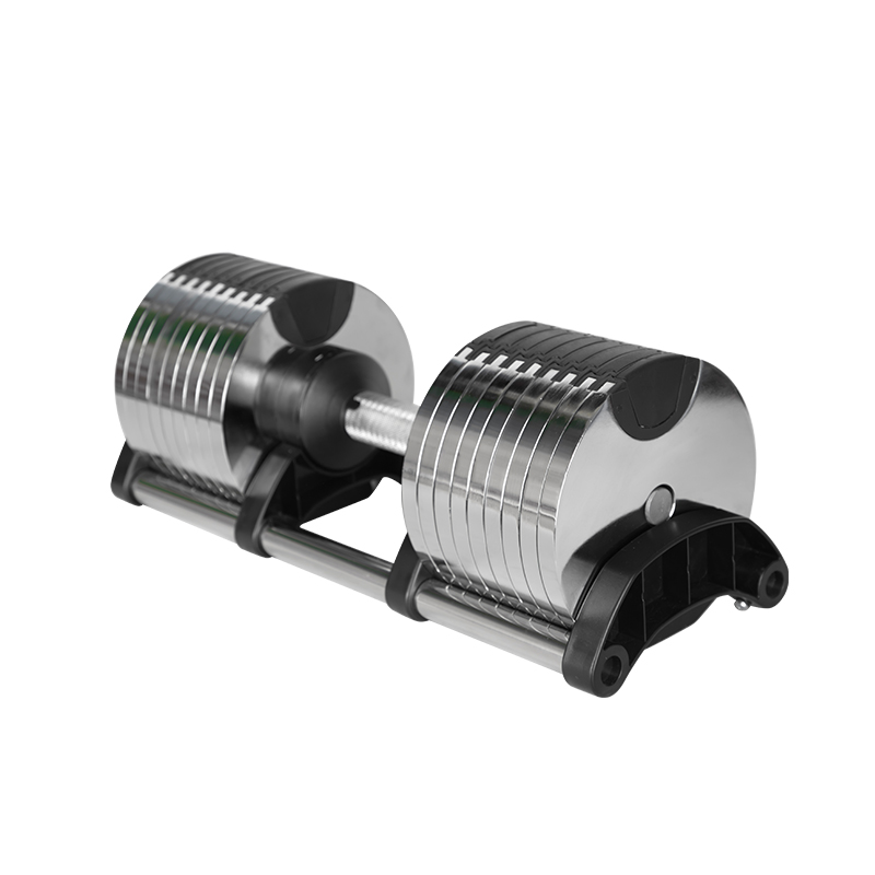 ดัมเบลปรับน้ำหนักโครเมียม 43กก - Adjustable Dumbbell Pair 40Kg บทวิจารณ์และราคา