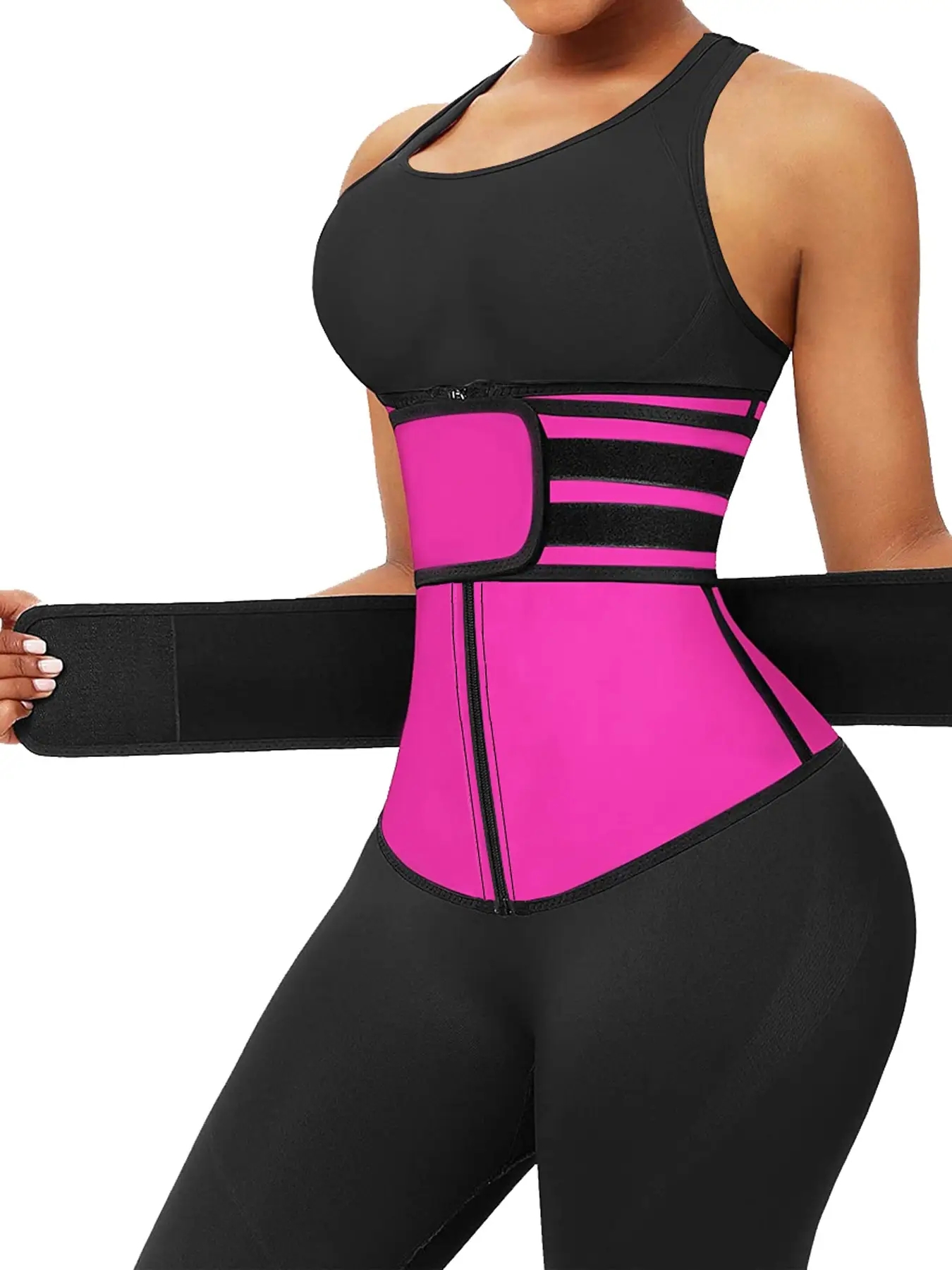 Neopren เทรนเนอร์เอวออกกําลังก - Sweat Waist Trainer Belt Neoprene บทวิจารณ์และราคา