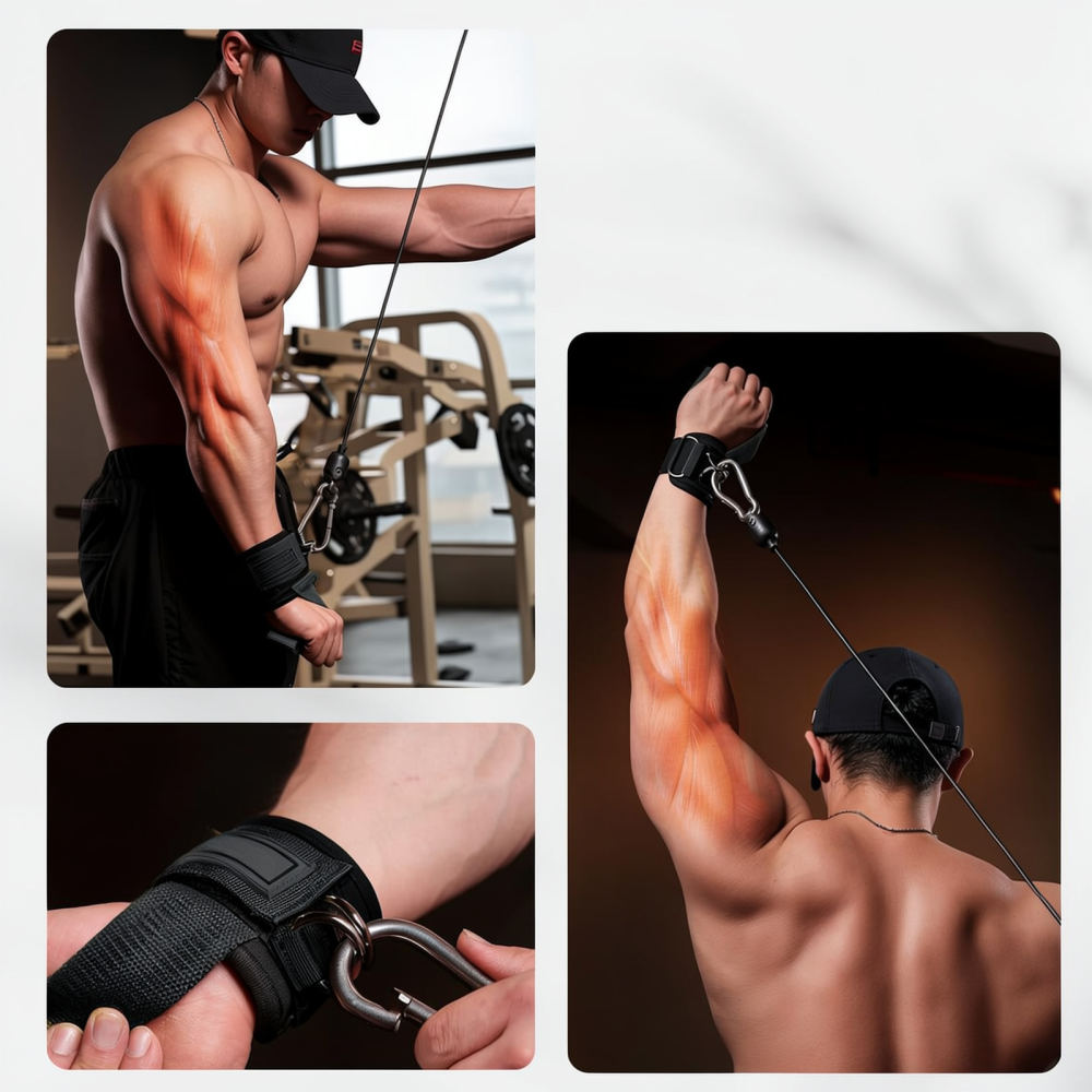 สายรัดข้อมือสำหรับยกน้ำหนักแบบ - Wrist Wraps Weightlifting Support บทวิจารณ์และราคา