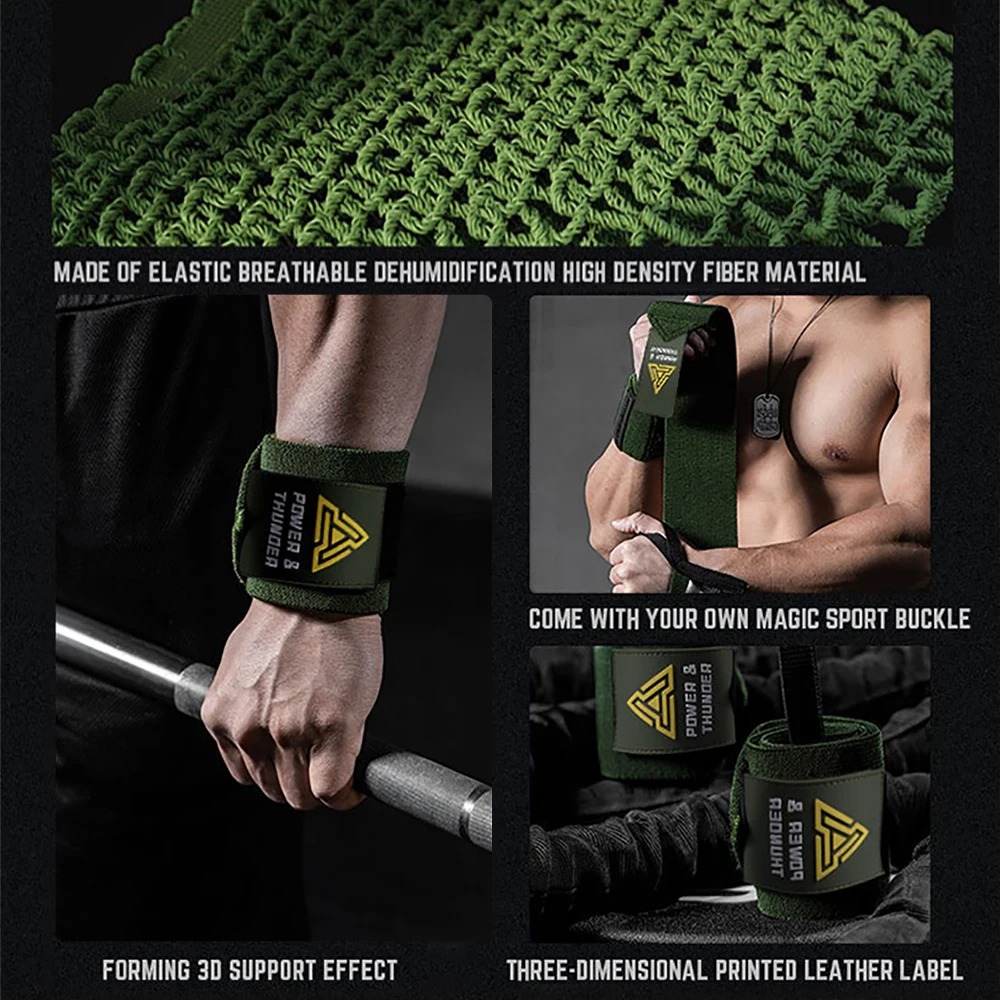 Heavy Duty Weight Lifting WRIS - Wrist Wraps Weightlifting Support บทวิจารณ์และราคา