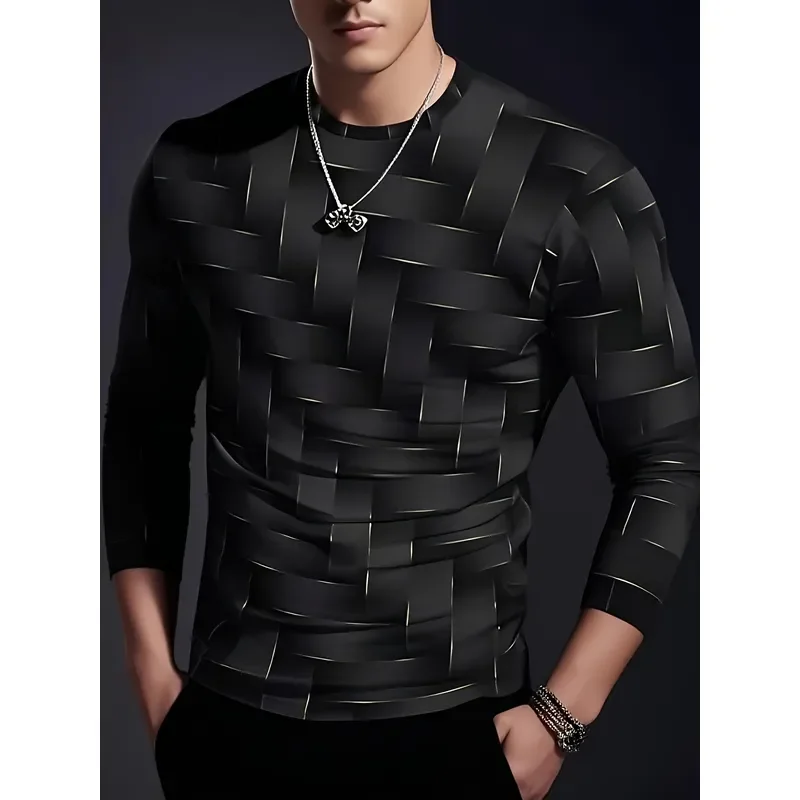 เสื้อยืดแขนยาวผู้ชายพิมพ์ลาย 3 - Hiking บทวิจารณ์และราคา