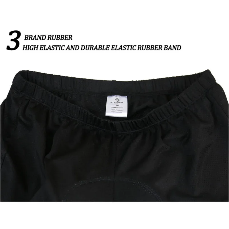 X-Tiger กางเกงขาสั้นขี่จักรยาน - Padded Cycling Shorts 5D Gel บทวิจารณ์และราคา