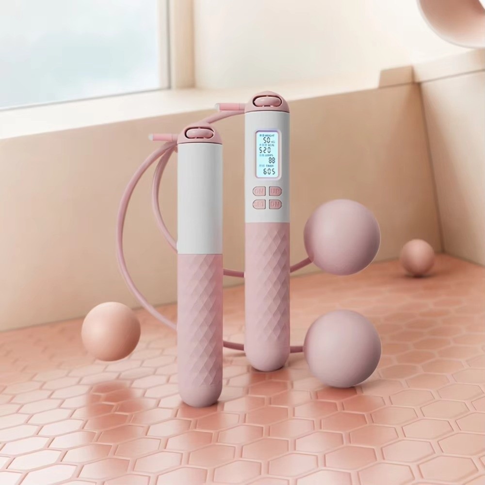 เชือกกระโดดไร้สายแบบพกพา ป้องก - Smart Jump Rope Digital Counter บทวิจารณ์และราคา