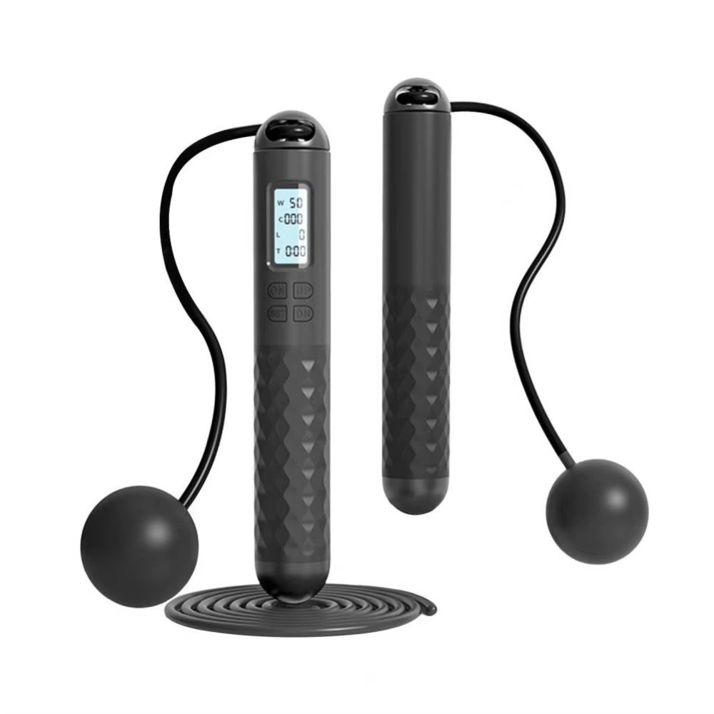 เชือกกระโดดไร้สายแบบพกพา ป้องก - Smart Jump Rope Digital Counter บทวิจารณ์และราคา