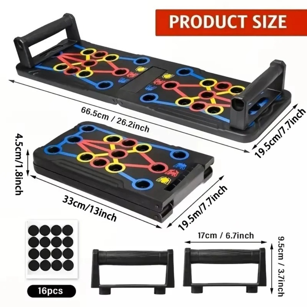 ชุดบอร์ดวิดพื้นอเนกประสงค์แบบพ - Push Up Board Foldable Multi Function บทวิจารณ์และราคา